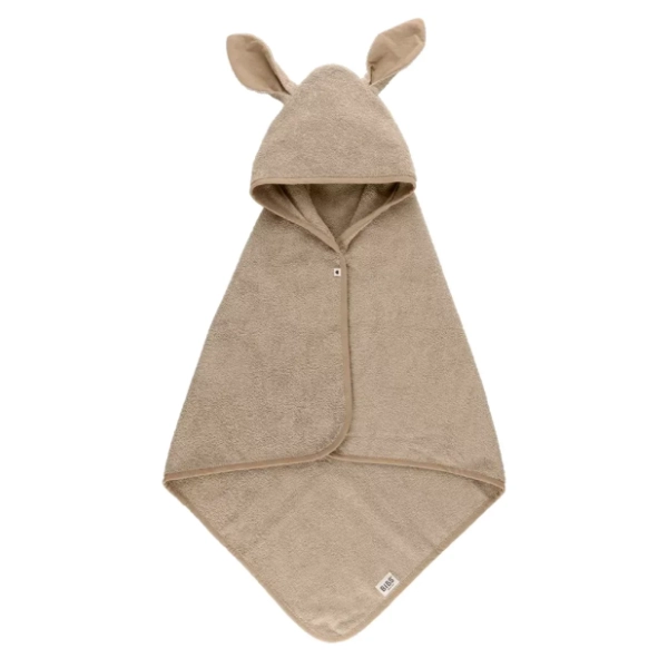 BIBS peškir sa kapuljačom Kangaroo vanilla 65 x 65 cm