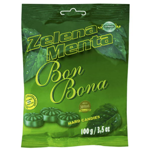 Bombone EVROPA zelena menta 100g