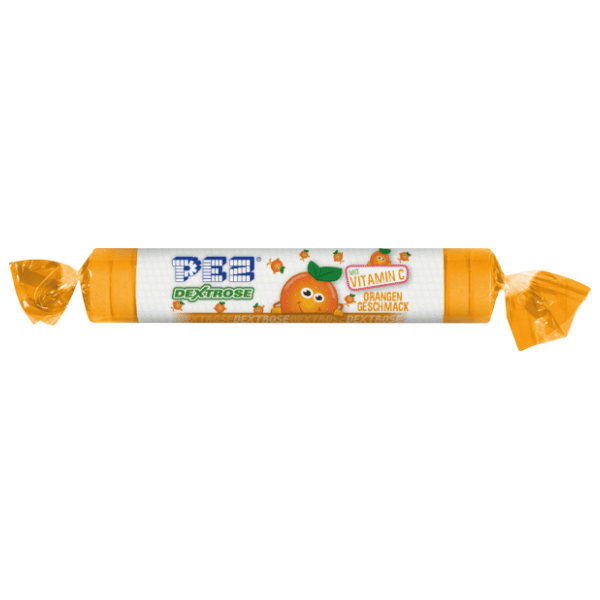 Bombone PEZ dextrose narandža 39g