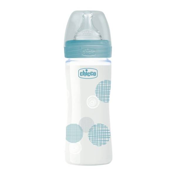 CHICCO flašica WB 240ml plava
