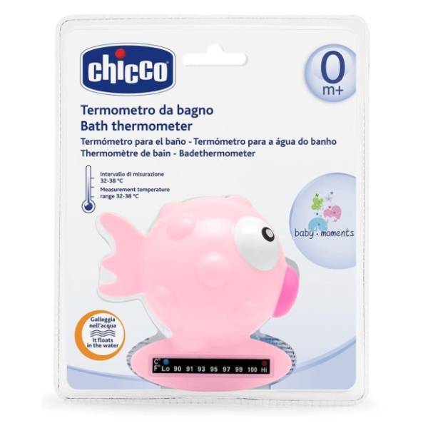 CHICCO termometar za kupanje Ribica roze