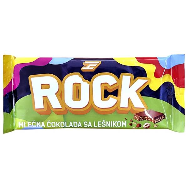 DEX ROCK čokolada sa lešnikom 100g