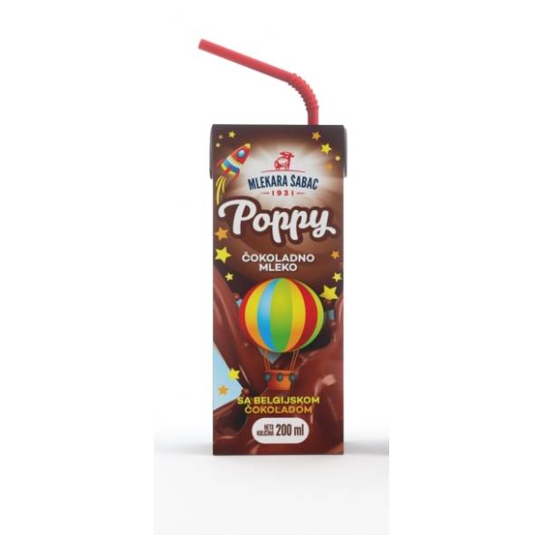 Čokoladno mleko POPPY 200ml