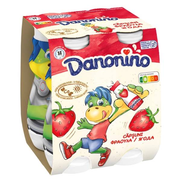 Voćni jogurt DANONINO jagoda 4x100g