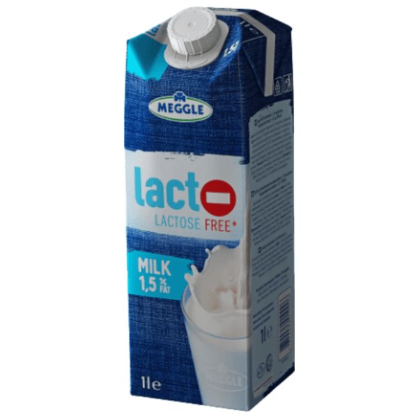 Dugotrajno mleko MEGGLE bez laktoze 1,5%mm 1l
