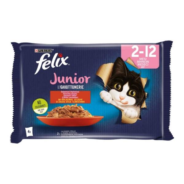FELIX Multipack junior govedina i piletina 4x85g