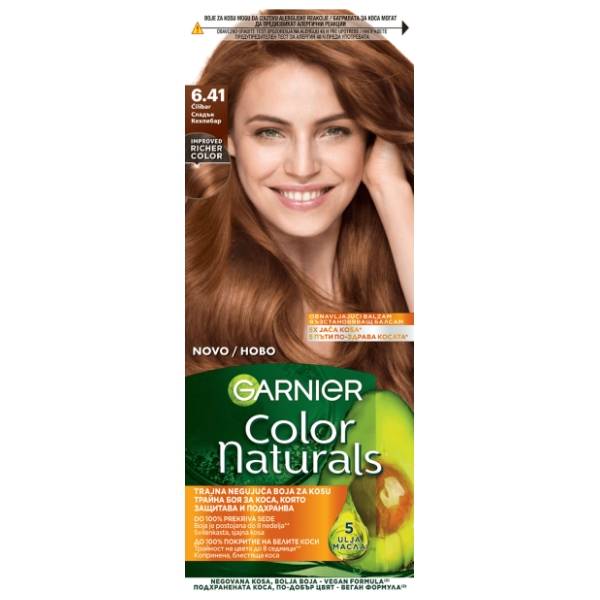 GARNIER Color Naturals farba za kosu 6.41 ćilibar