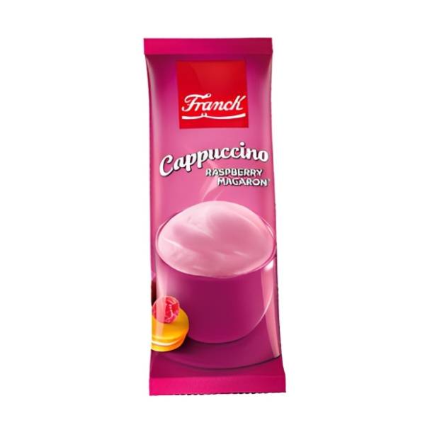 Instant kafa FRANCK cappuccino raspberry macaron 18,5g