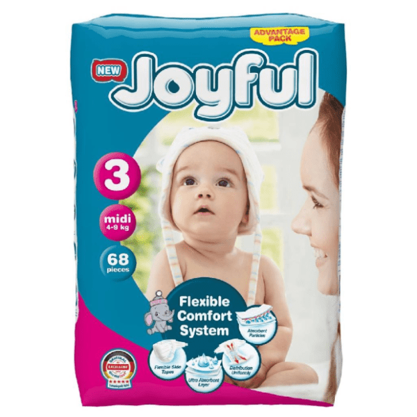 JOYFUL pelene 3 midi 68kom