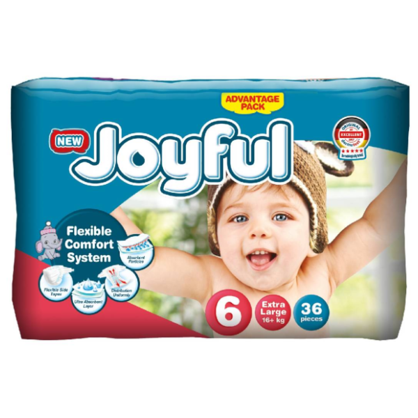 JOYFUL pelene 6 large 36kom