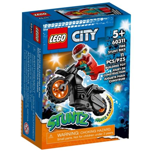LEGO City akrobatski motor plameni 60311