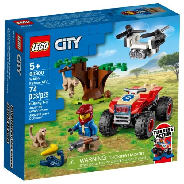 LEGO City četvorotočkaš za spasavanje divljih životinja 60300