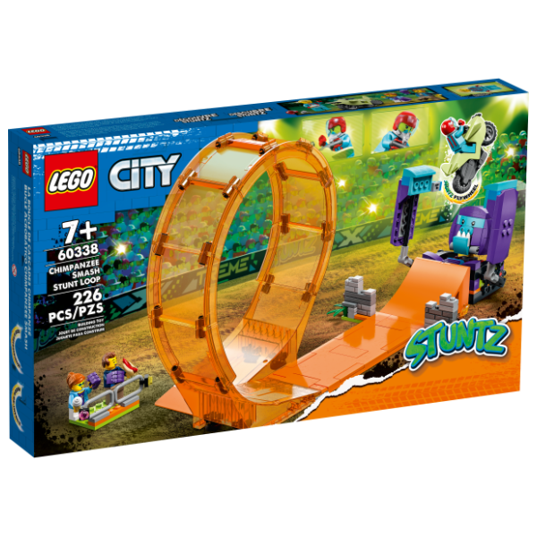 LEGO City luda akrobatska petlja sa šimpanzom 60338