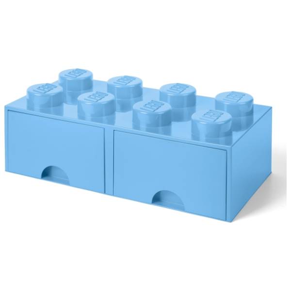 LEGO fioka za odlaganje (8) svetloplava