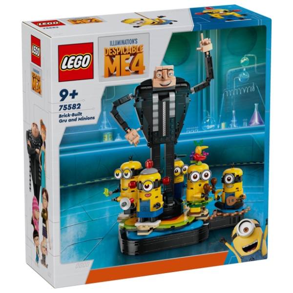 LEGO Gru i malci izgrađeni od kockica 75582