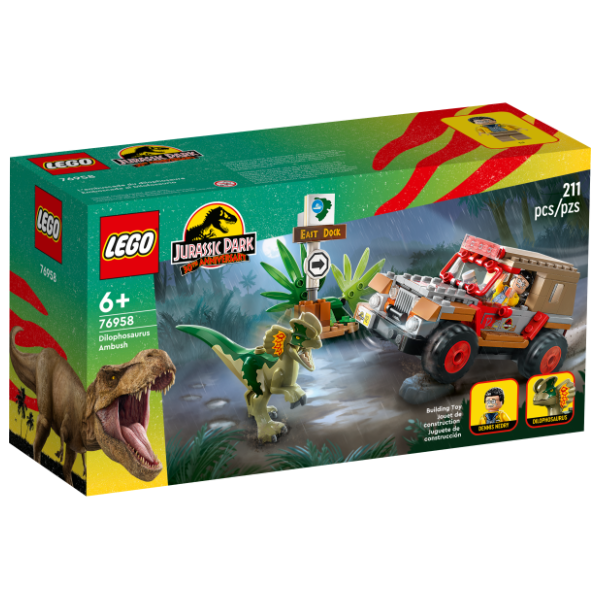 LEGO Jurassic World zaseda dilofosaurusa 76958