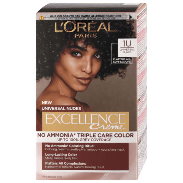 L'OREAL Excellence farba za kosu 1U universal black