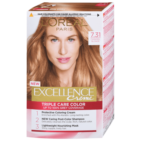 L'OREAL Excellence farba za kosu 7.31 dark caramel blonde