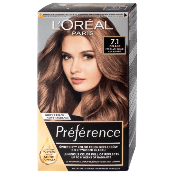 L'OREAL Preference farba za kosu 7.1 ash blonde
