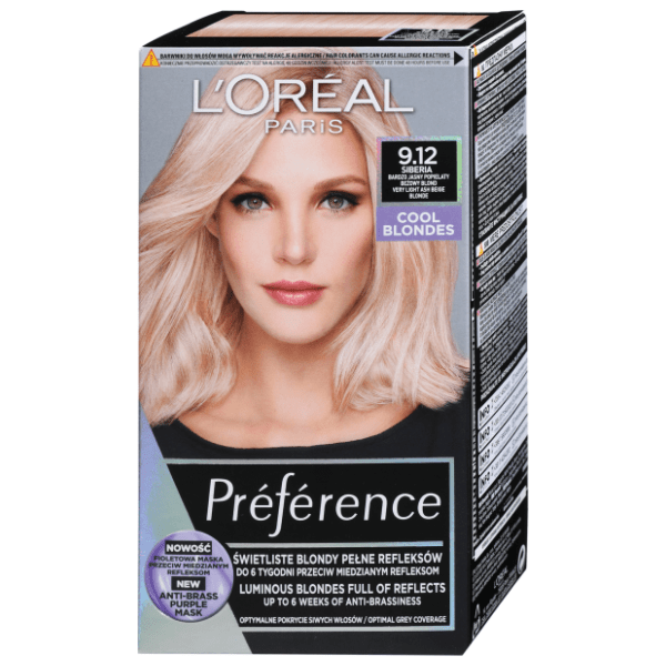 L'OREAL Preference farba za kosu 9.12 cool blondes