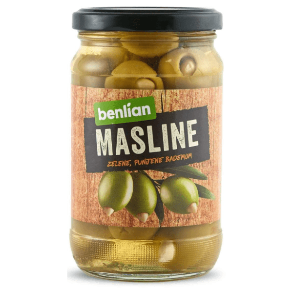 BENLIAN masline sa bademom 360g