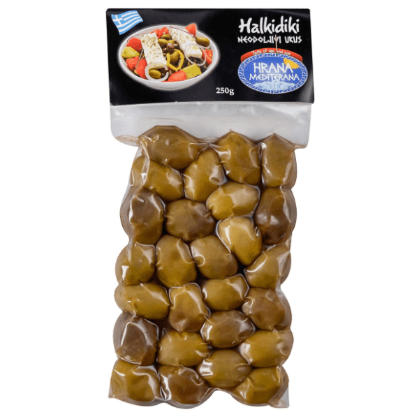 HALKIDIKI zelene masline sa košticom 250g