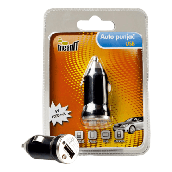 MEANIT auto punjač 5V / 1A , USB