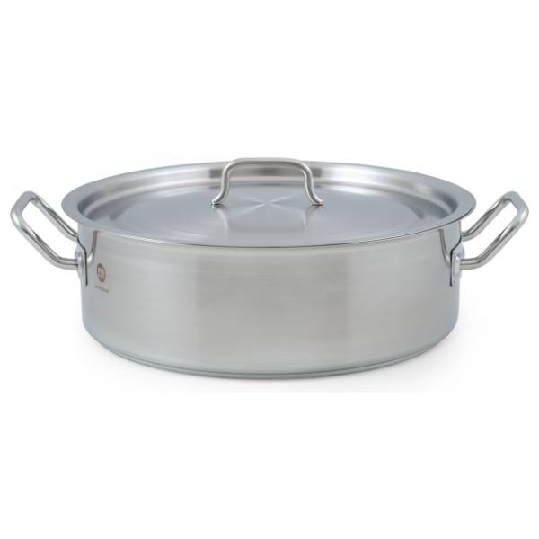 METALAC plitka šerpa sa poklopcem Inox 38cm