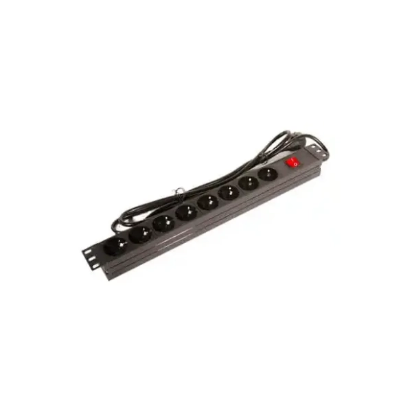 MIRSAN produžni kabl 220V razvodni PDU panel 19/1U sa 8 utičnih mesta