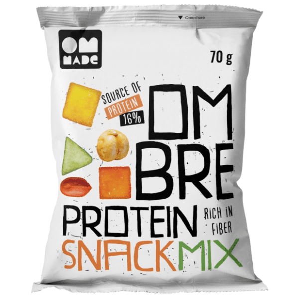 OM MADE ombre protein snack mix 70g