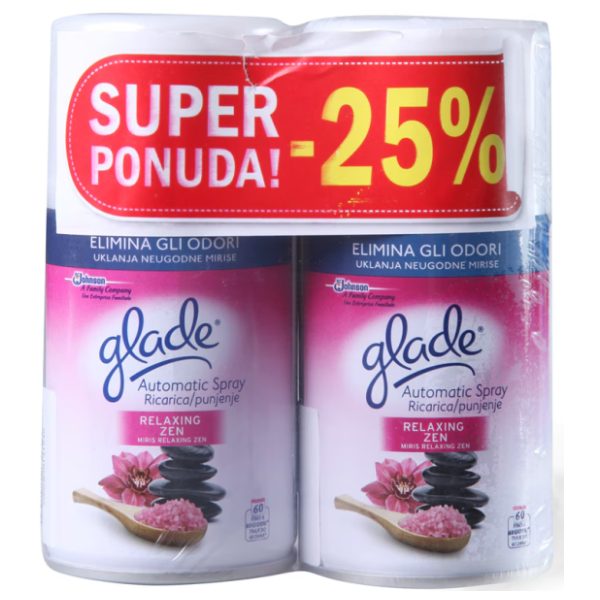 GLADE dopuna relaxing zen 269ml 2kom