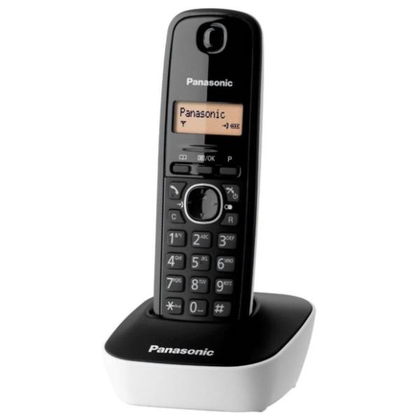 PANASONIC KX-TG1611FXW crno-beli bežični fiksni telefon