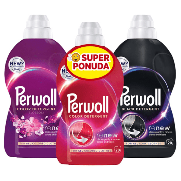 PERWOLL triopack 3x1l
