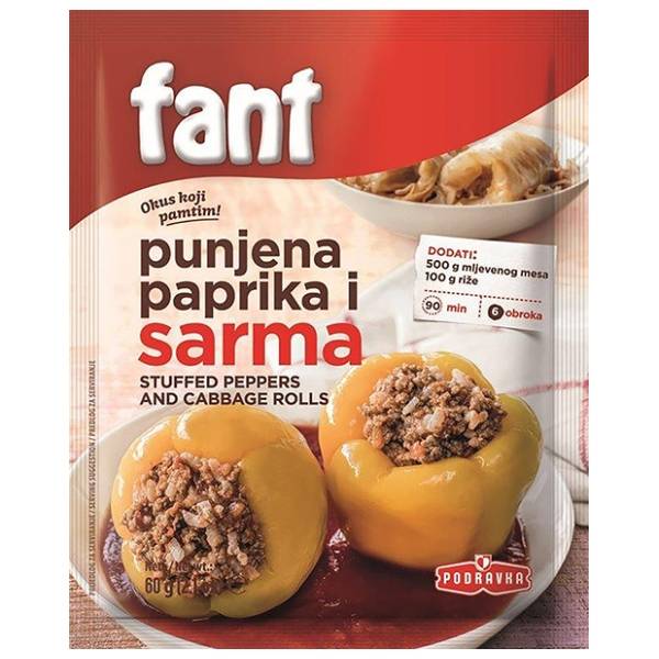 Dodatak PODRAVKA Fant za punjene paprike i sarme 60g