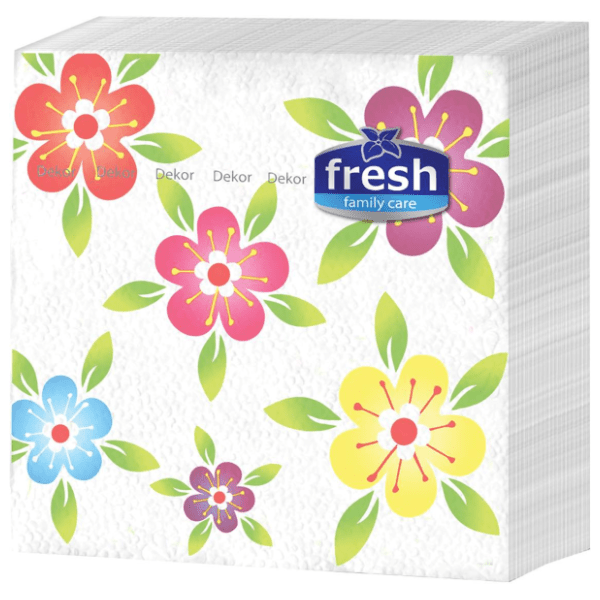 Salvete FRESH Cvetne 1sloj 45kom