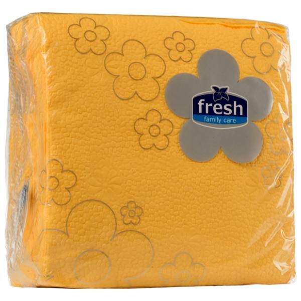 Salvete FRESH žute 1sloj 60kom