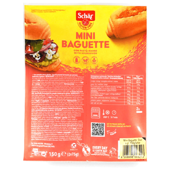 SCHAR mini baget bez glutena 150g