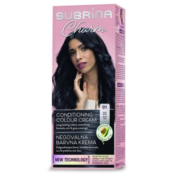 SUBRINA Charm farba za kosu 01 blue black