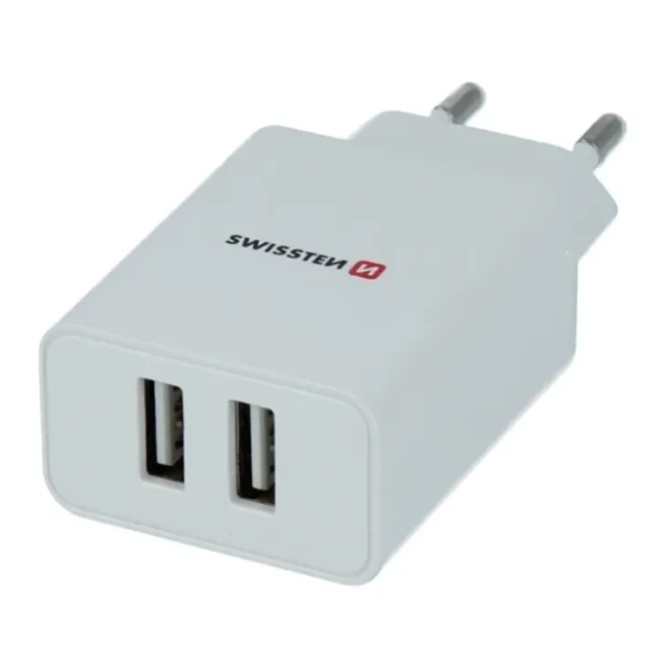 SWISSTEN adapter 2.1A 2xUsb Micro