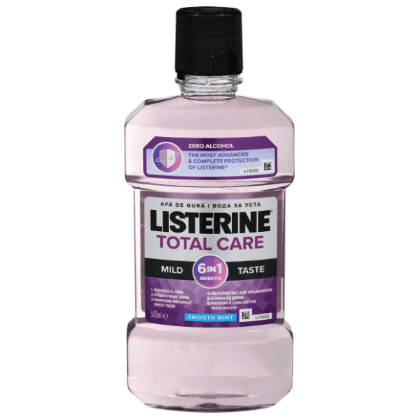 Tečnost za ispiranje usta LISTERINE total care zero 500ml