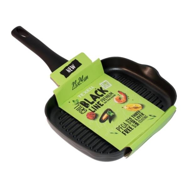 TEXELL grill tiganj Black Line TPBL-G28