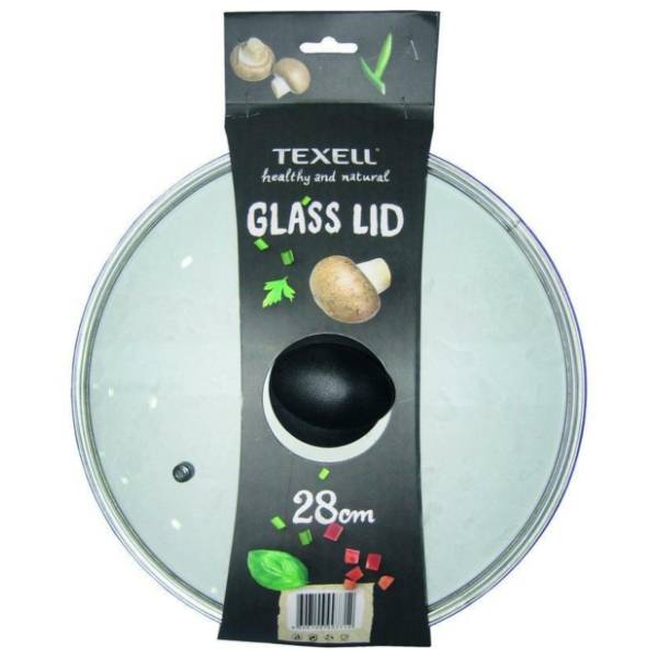 TEXELL stakleni poklopac za tiganj TGL-28
