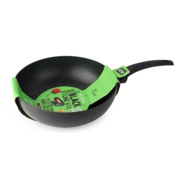TEXELL wok tiganj Black Line TPBL-W28