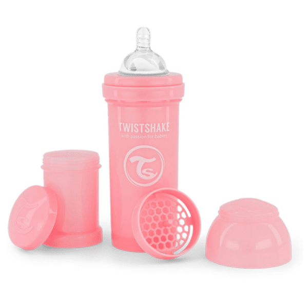 TWISTSHAKE Anti-colic flašica 260ml pastel pink