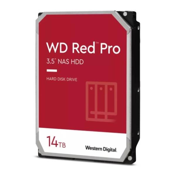 WESTERN DIGITAL hard disk 14TB WD142KFGX Red Pro