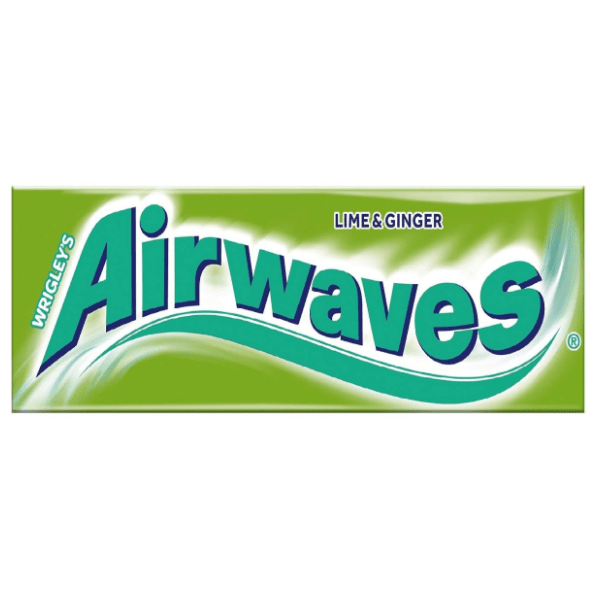 Žvake AIRWAVES lime&ginger 14g