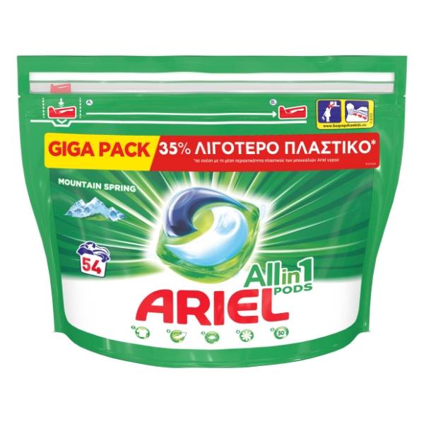 ARIEL PODS Mountain spring kapsule za veš 54kom