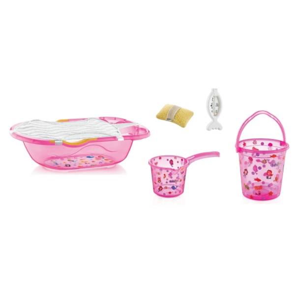 BABYJEM set za kupanje 6 delova roze