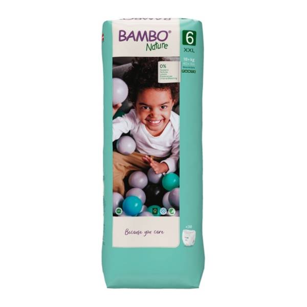BAMBO pelene nature pants 6 XXL 38kom