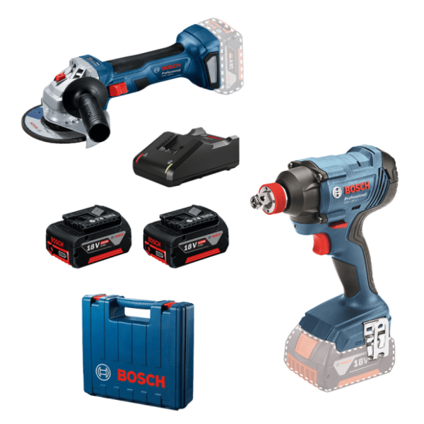 BOSCH GDX 180-Li + GWS 180-Li akumulatorski set